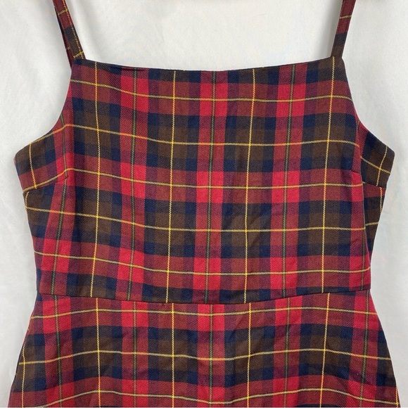 Nasty Gal Collection Women’s Plaid Mini Dress Size 8 - Picture 11 of 16